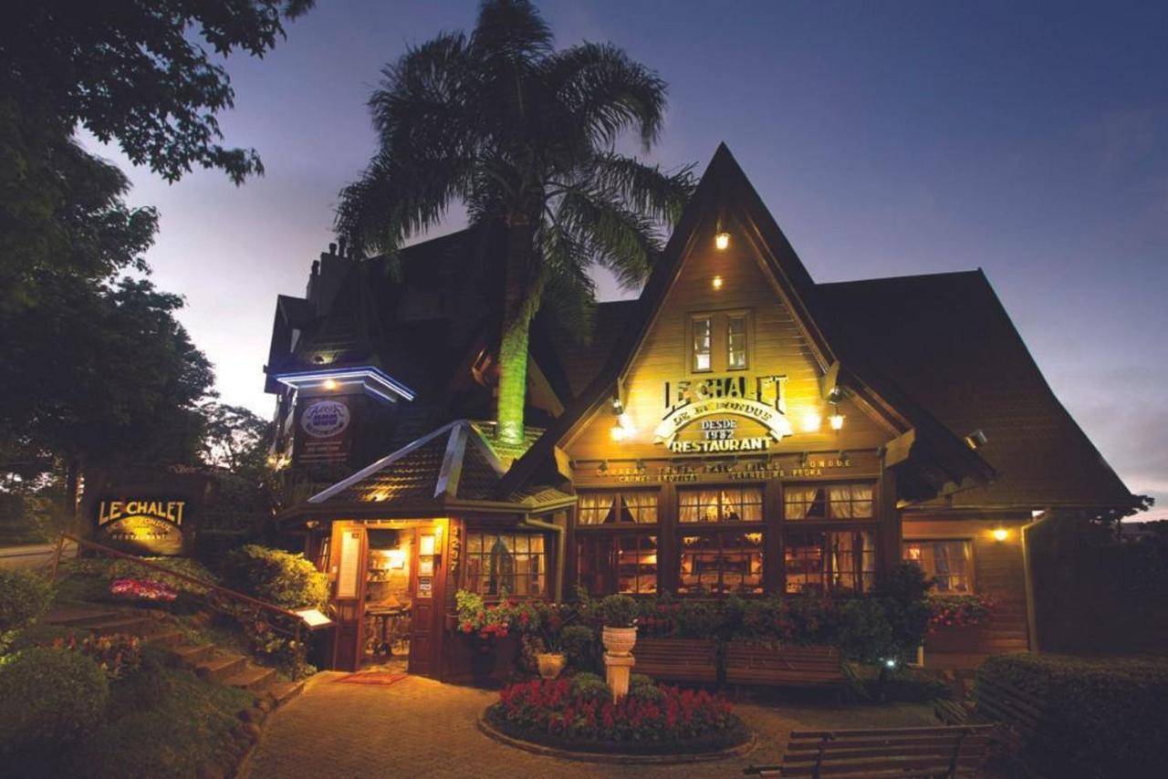 Apart-Hotel Em Gramado, Padrao 4 Estrelas, No Centro Екстериор снимка
